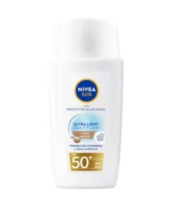 Protector Solar Facial Fluido Nivea  FPS 50+ Medio X 40 Ml
