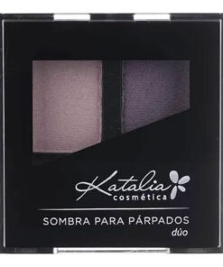 Sombra De Ojos Compacta Katalia Duo 1 Lila Claro y Oscuro X 24 Gr
