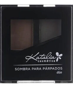 Sombra De Ojos Compacta Katalia Duo 5 Marron Medio y Oscuro X 24 Gr