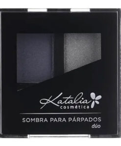Sombra De Ojos Compacta Katalia Duo 6 Azul y Plata X 24 Gr