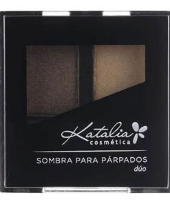 Sombra De Ojos Compacta Katalia Duo 7 Cobre y Marron X 24 Gr