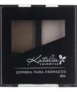 Sombra De Ojos Compacta Katalia Duo 15 Marron y Natural Perlado X 24 Gr