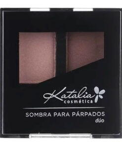 Sombra De Ojos Compacta Katalia Duo 18 Rosa y Ciruela Mate X 24 Gr
