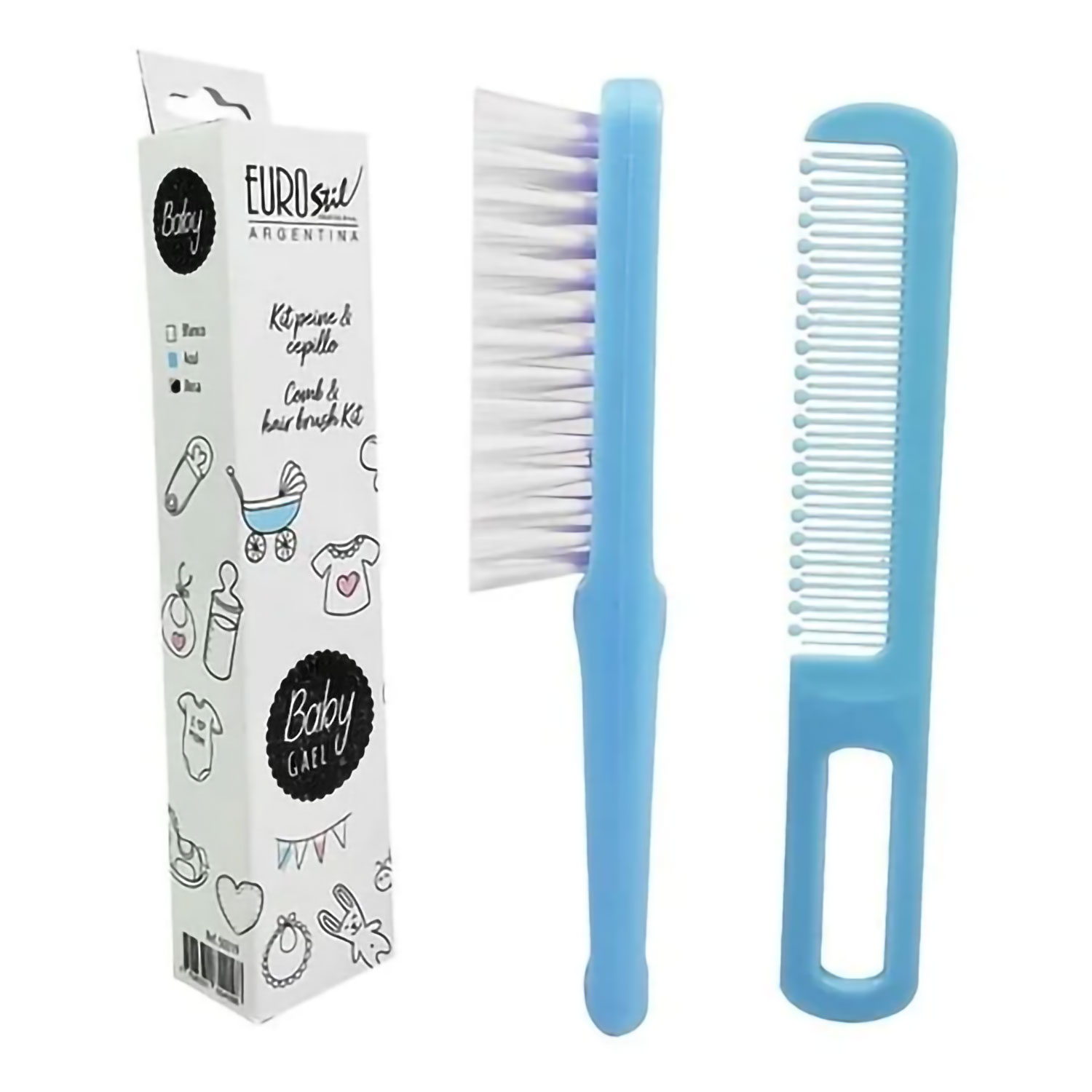 Kit Cepillo y Peine Eurostil Baby X 1 U