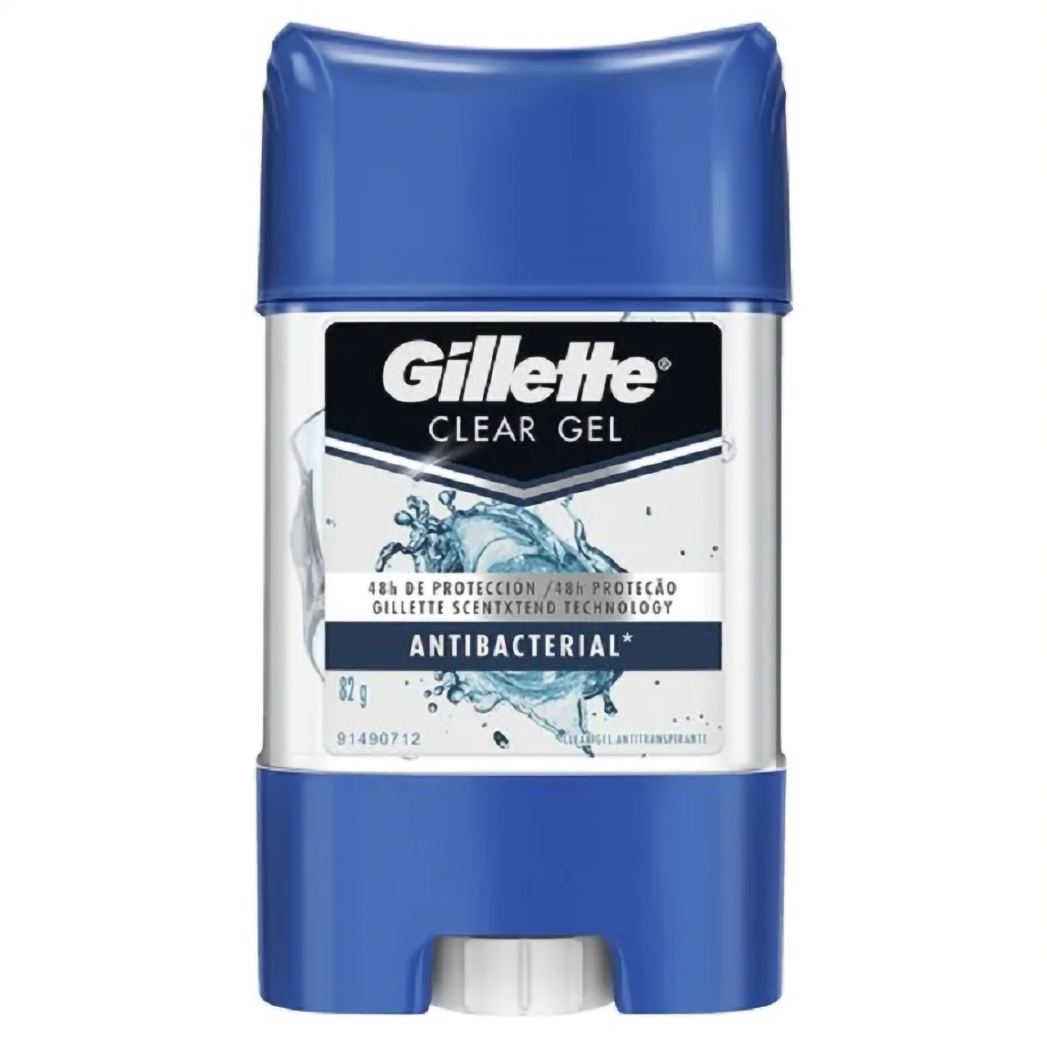 Antitranspirante Gillette Clear Gel Antibacterial X 82 Gr