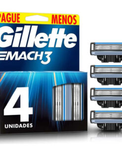 Repuesto Maquina De Afeitar Gillette Mach 3  X 4 U