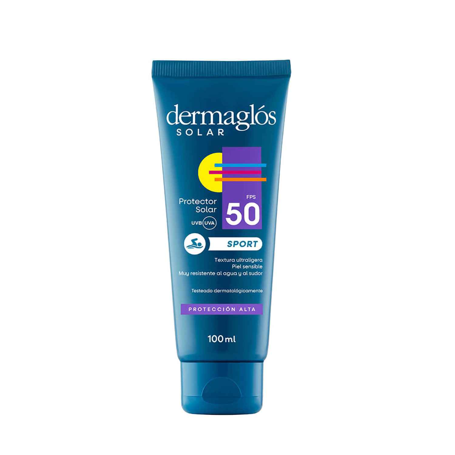 Protector Solar Dermaglos Sport FPS50 X 100 Ml