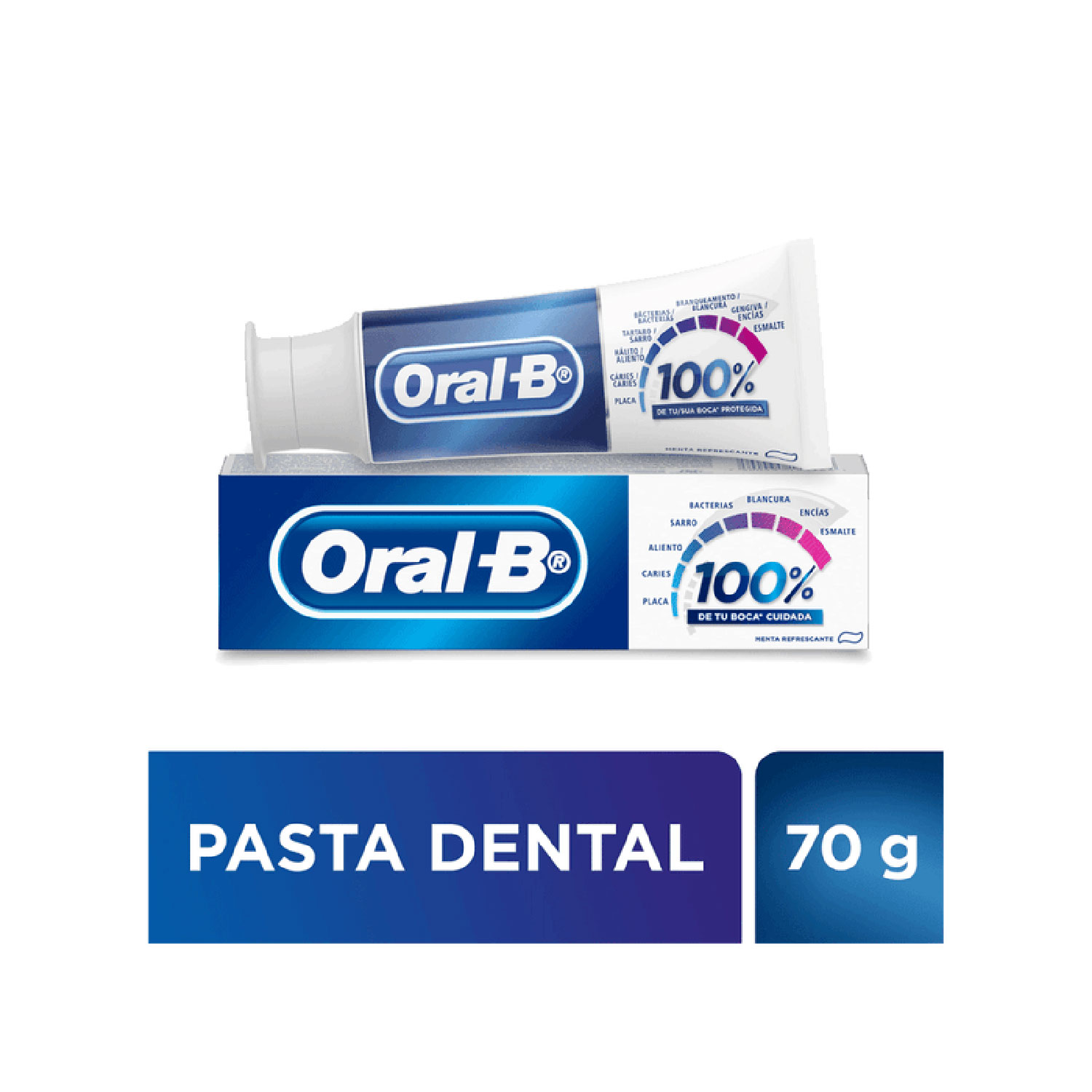 Pasta Dental Oral B 100% X 70 Gr - Imagen 2