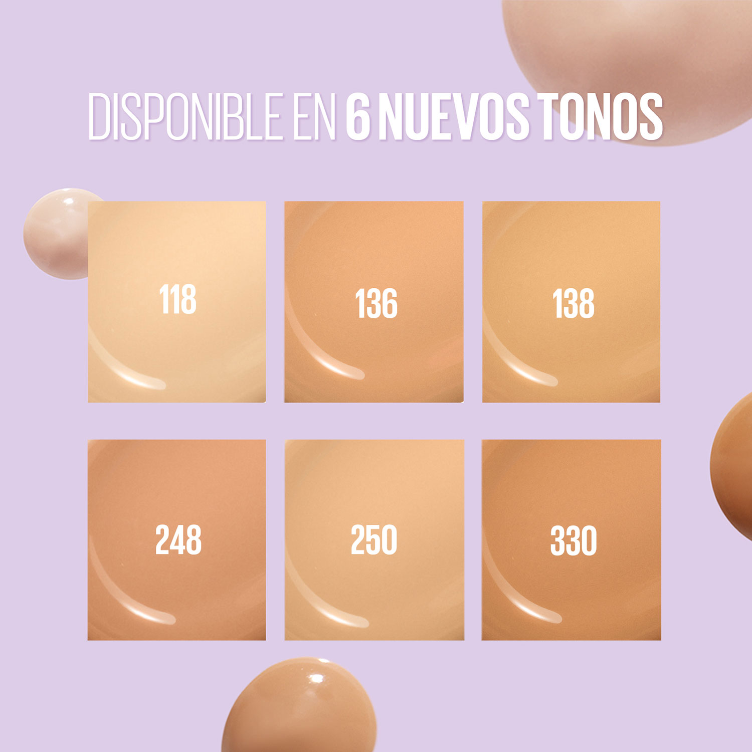 Base de maquilaje Líquida Maybelline Super Stay Lumi-Matte 330 FPS 16 X 35 Ml - Imagen 4