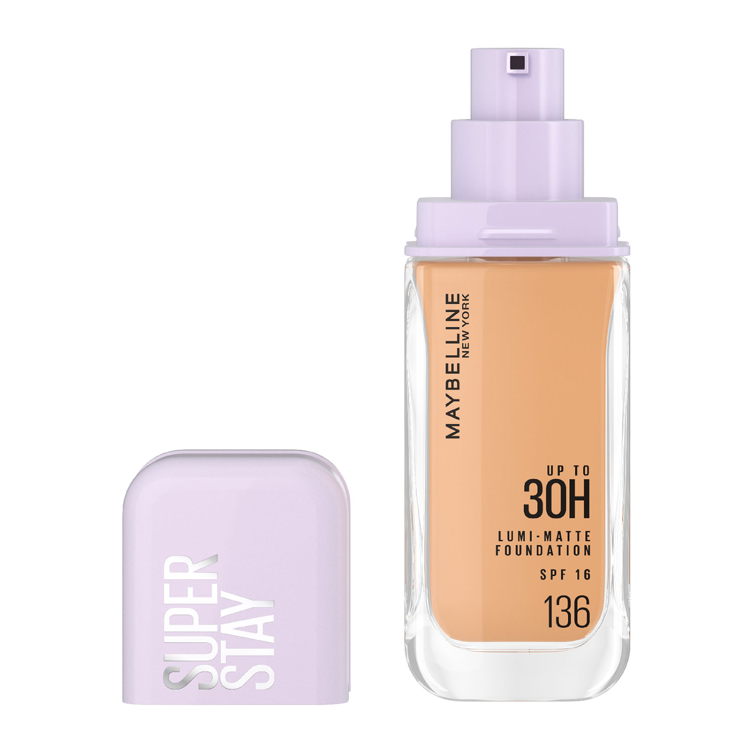Base de maquilaje Líquida Maybelline Super Stay Lumi-Matte 136 FPS 16 X 35 Ml