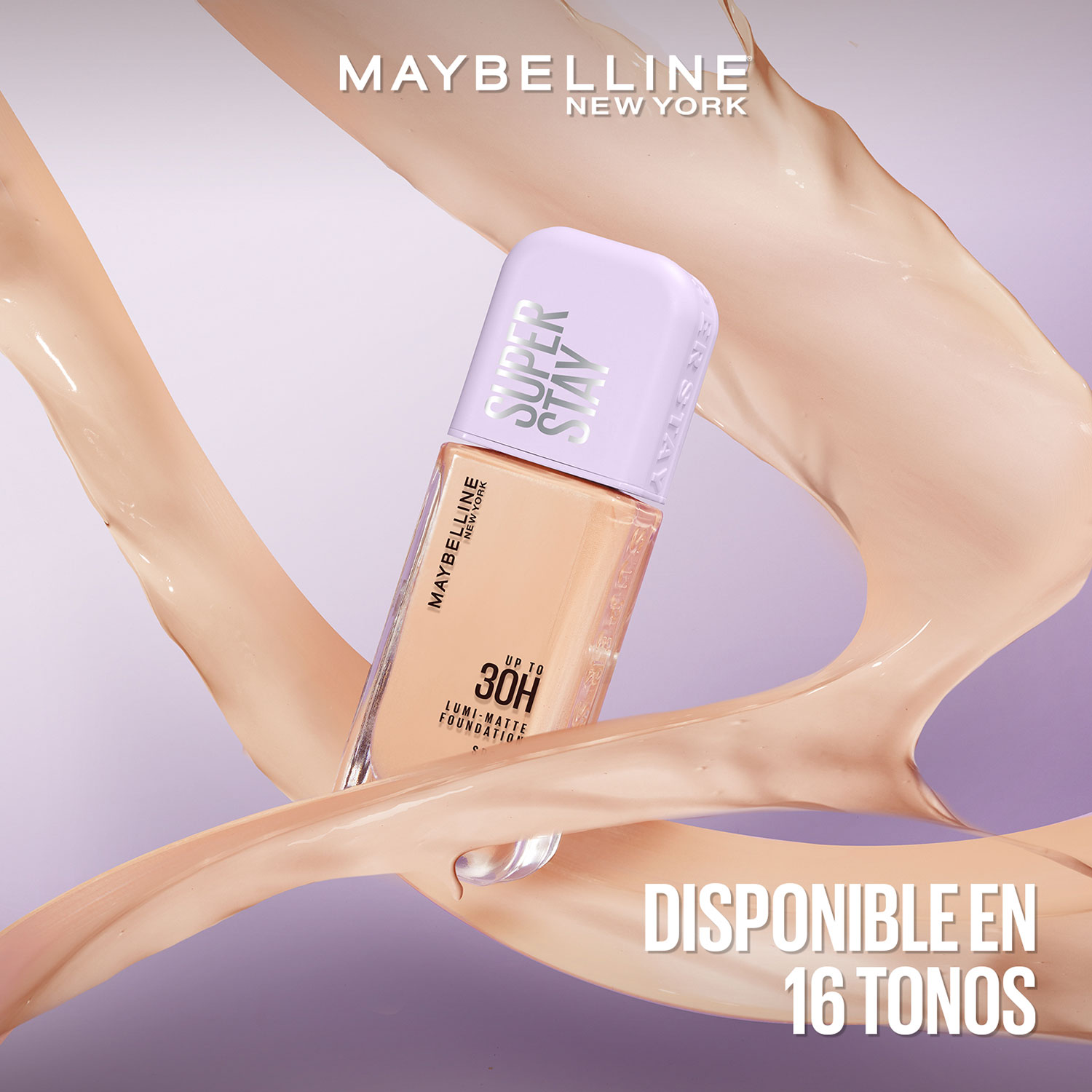 Base de maquilaje Líquida Maybelline Super Stay Lumi-Matte 250 FPS 16 X 35 Ml - Imagen 8