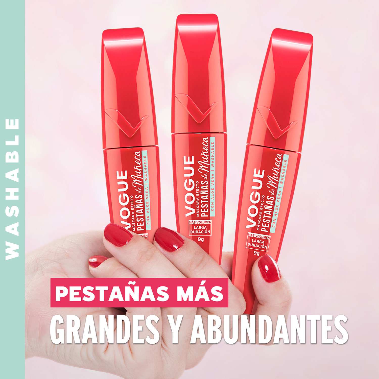 Máscara Vogue Pestañas de Muñeca Washable X 9 Gr - Imagen 4