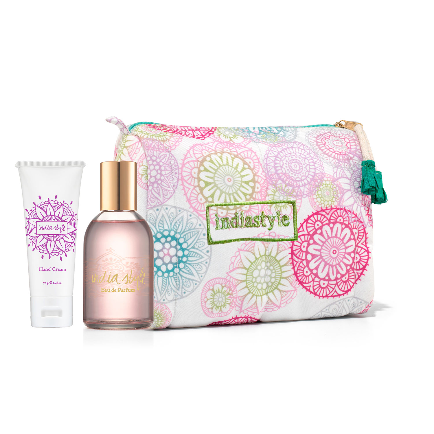 Neceser + Crema De Manos + Perfume India Style India Style X 1 U