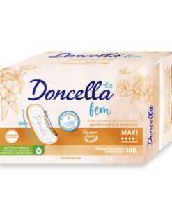 Toallas para Incontinencia Doncella  Maxi Tela Suave X 10 U