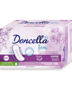 Toallas para Incontinencia Doncella Fem Tela Super Suave X 10 U