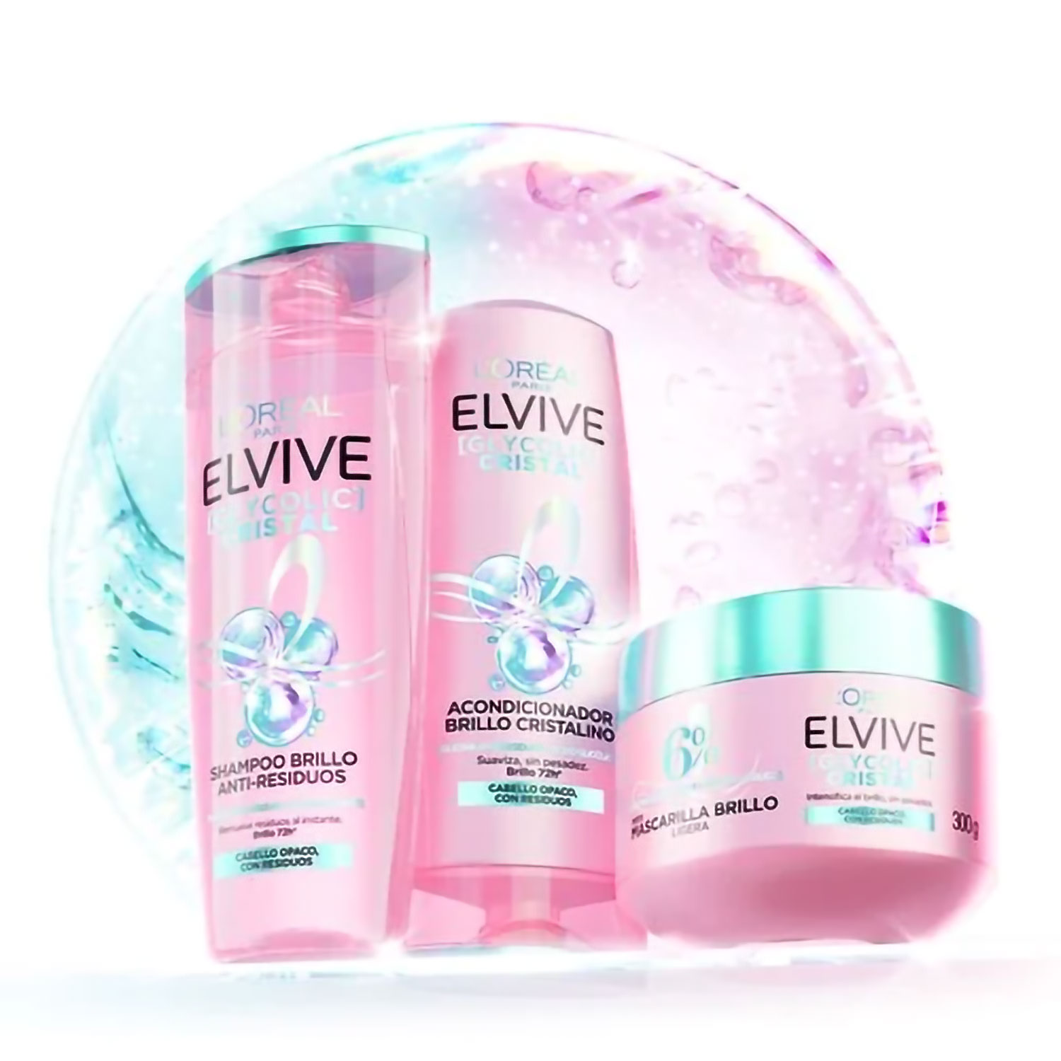 Shampoo Elvive Glycolic Cristal X 200 Ml - Imagen 3