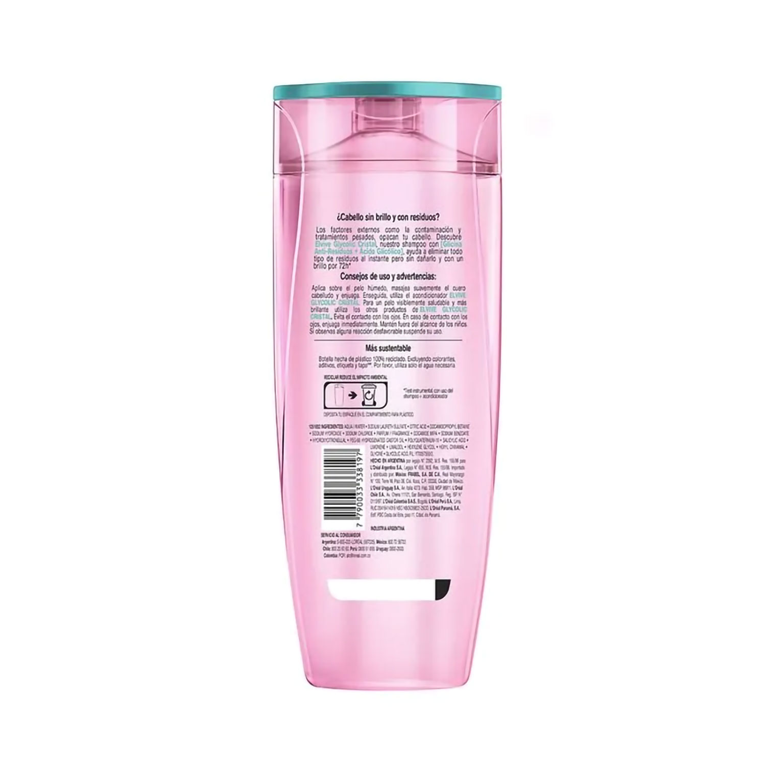 Shampoo Elvive Glycolic Cristal X 400 Ml - Imagen 2