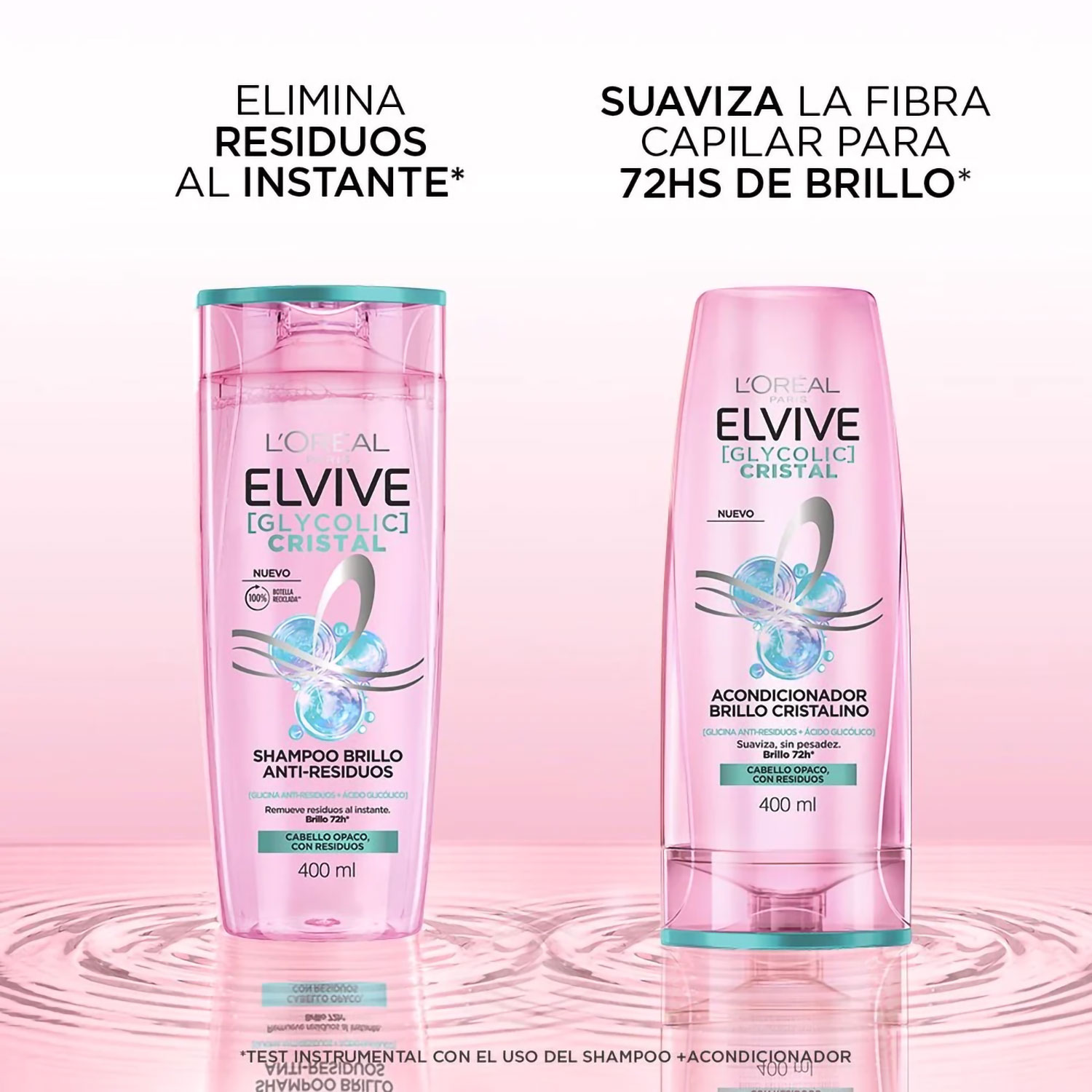 Acondicionador Elvive Glycolic Cristal X 400 Ml - Imagen 4