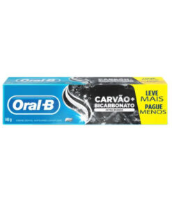 Pasta Dental Oral-B Extra Blanco Carbón Bicarbonato X 140 Gr
