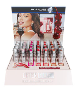 Exhibidor Bálsamo para Labios Maybelline Lifter Glaze  X 28 U