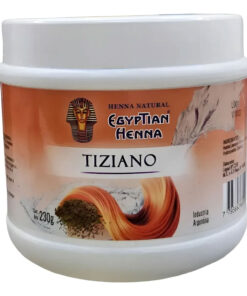 Tintura Natural en polvo Egyptian Henna  Tiziano X 230 Gr