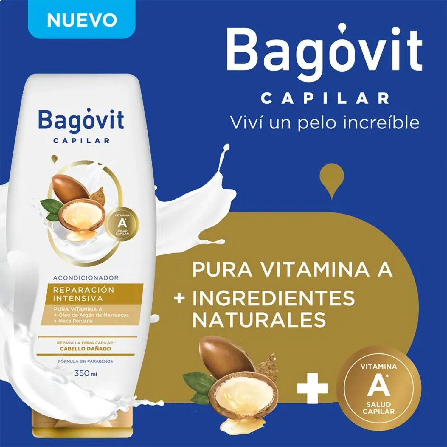 Acondicionador Bagovit Reparación Intensiva X 350 Ml - Imagen 3
