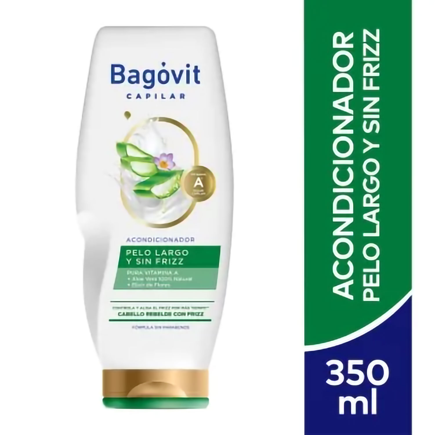 Acondicionador Bagovit Plasma Vegetal Pelo Largo y Sin Frizz X 350 Ml - Imagen 2
