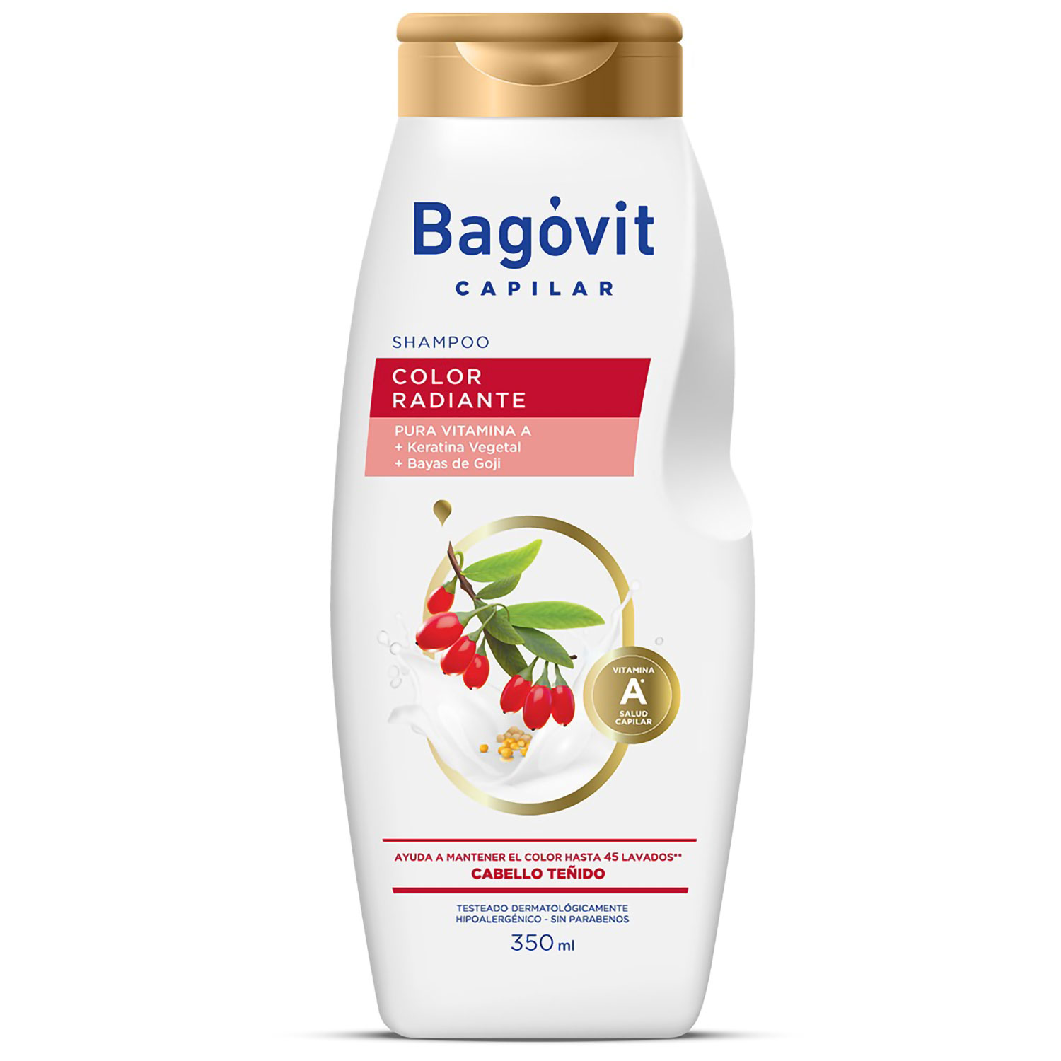 Shampoo Bagovit Color Radiante X 350 Ml