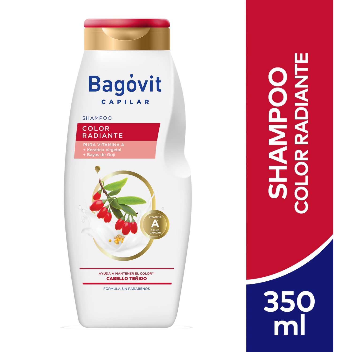 Shampoo Bagovit Color Radiante X 350 Ml - Imagen 2