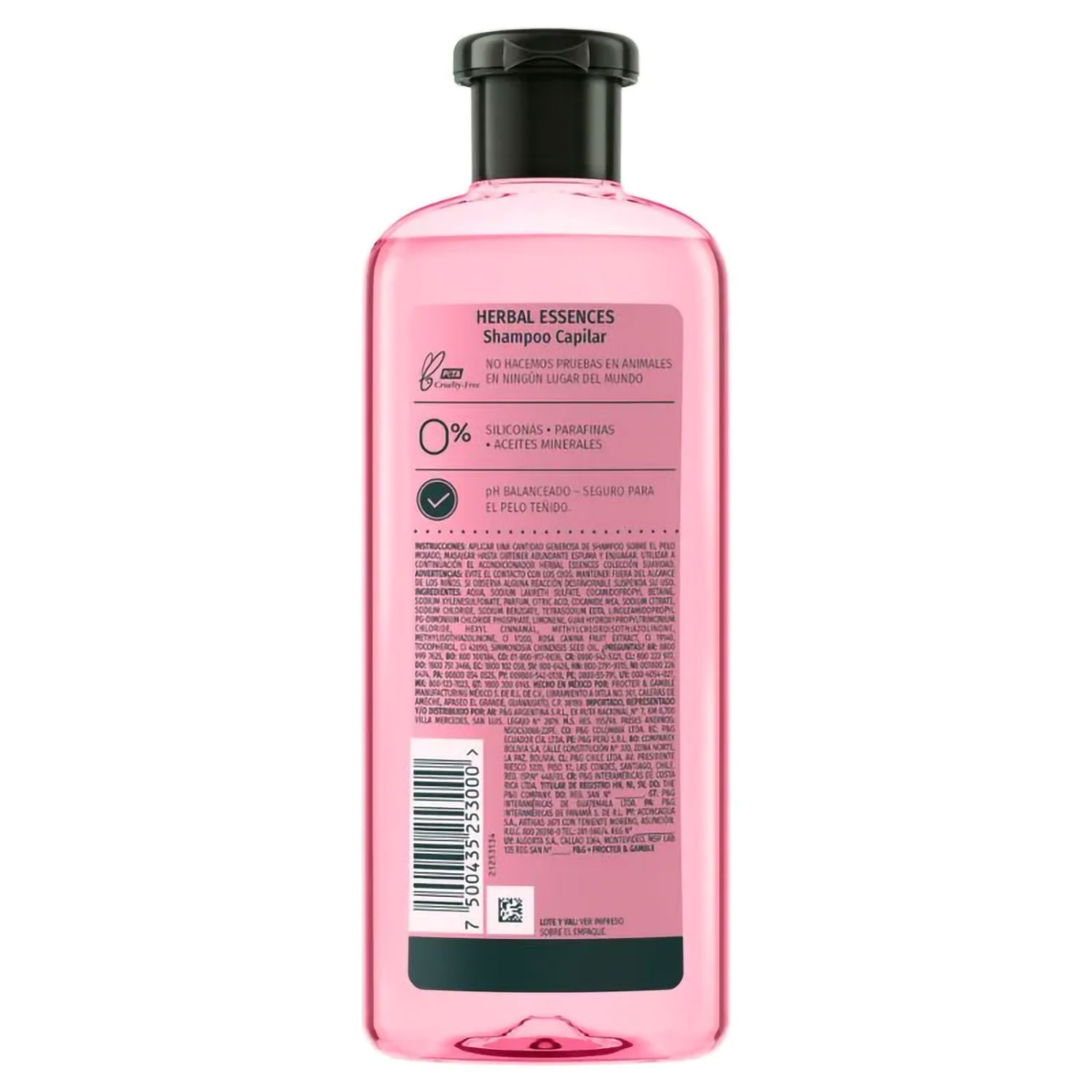 Shampoo Herbal Essences Rosa Mosqueta X 240 Ml - Imagen 2