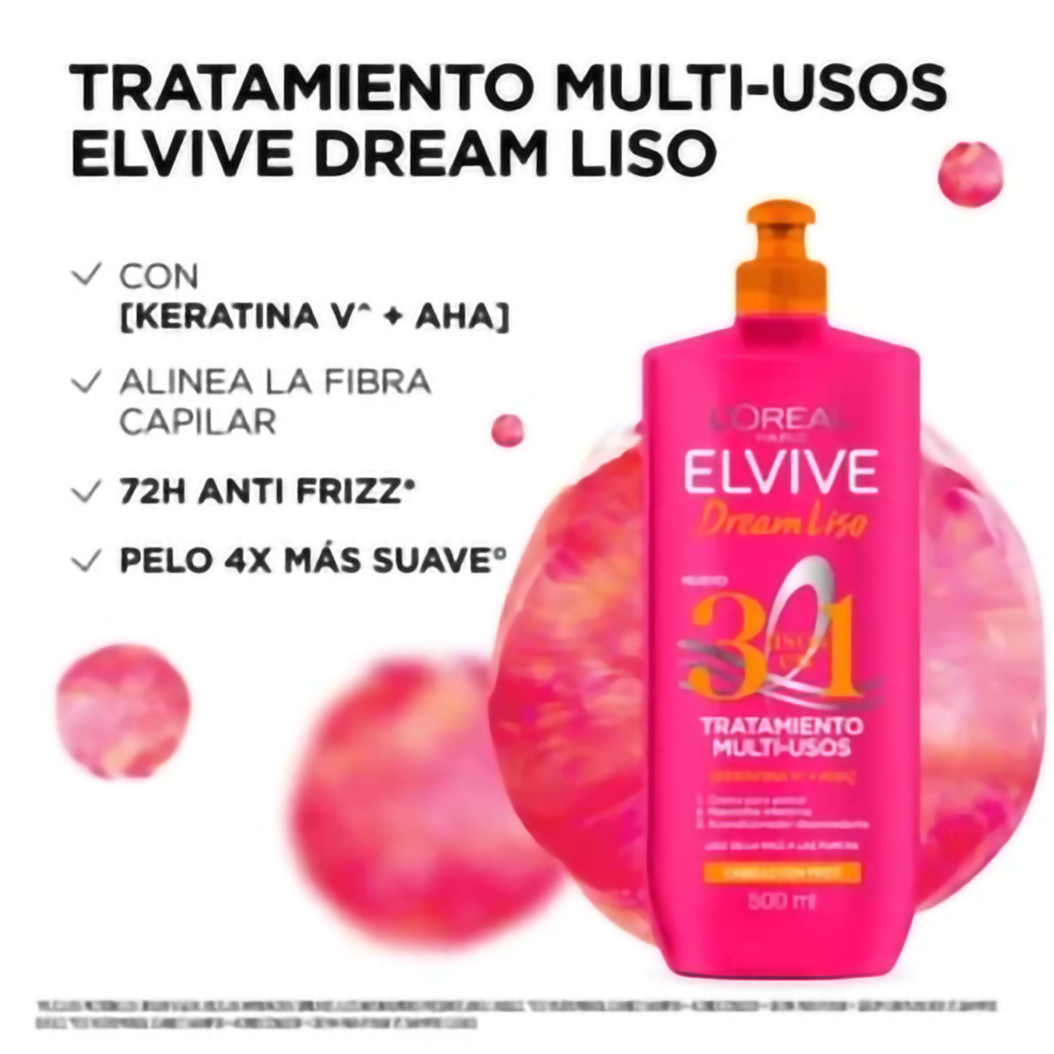 Tratamiento Capilar Multi-Usos Elvive Dream Liso X 500 Ml - Imagen 2