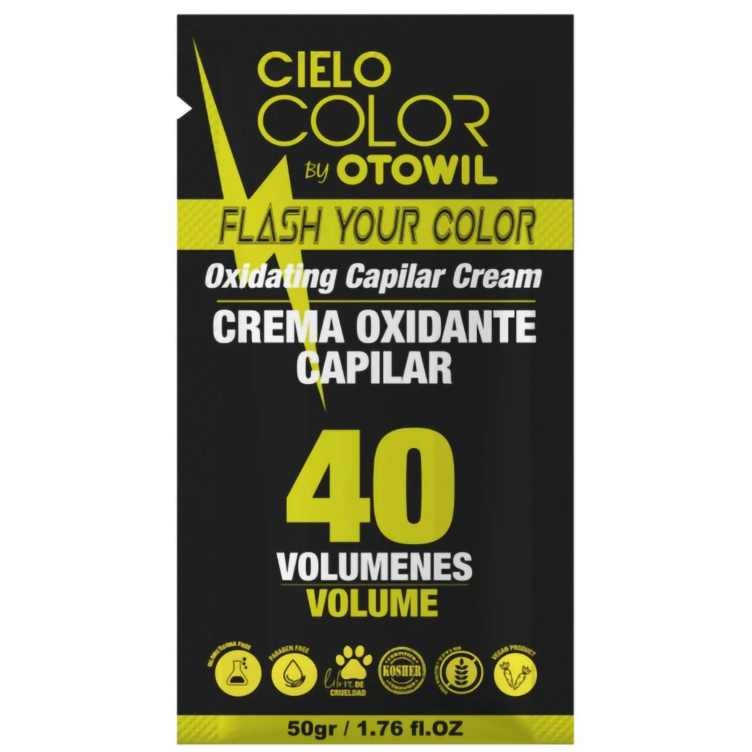 Crema Oxidante Capilar Otowil Cielo Color 40 Volumenes X 1 U