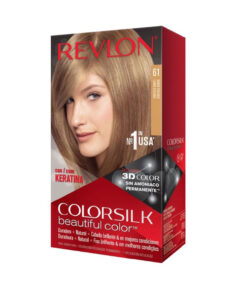 Kit de Tintura Permanente Revlon Colorsilk 61 Dark Blonde X 1 U