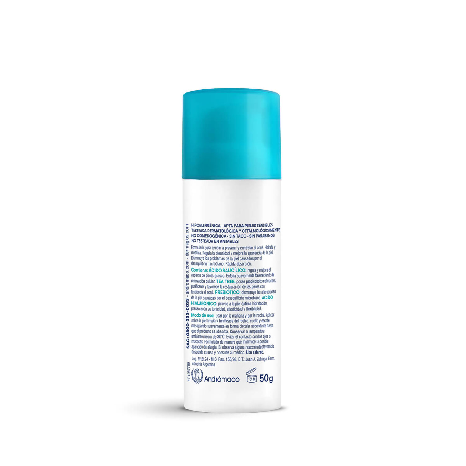 Crema Gel Hidratante Dermaglos Control Acne X 50 Gr - Imagen 2