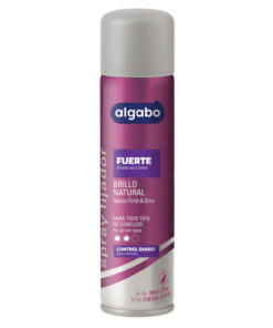 Spray Fijador Algabo Brillo Natural Fuerte X 390 Ml