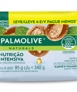 Jabones de Tocador Palmolive Naturals Karite y Vitamina E X 4 U